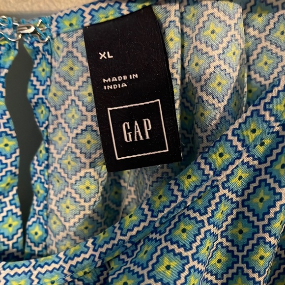 NWT GAP Blue Patterned Romper - Picture 4 of 7